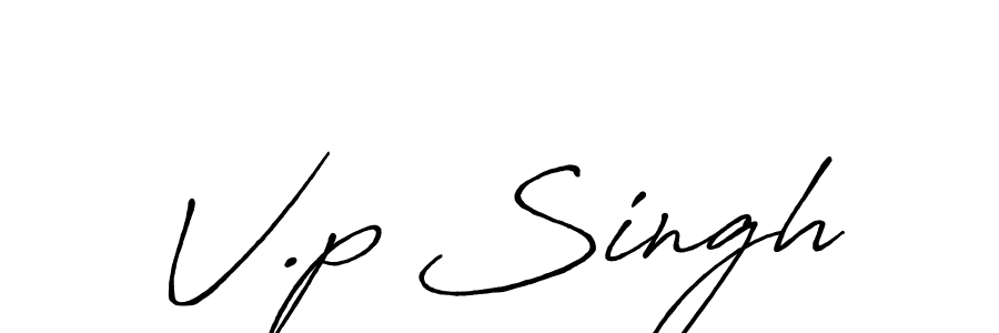 You should practise on your own different ways (Antro_Vectra_Bolder) to write your name (V.p Singh) in signature. don't let someone else do it for you. V.p Singh signature style 7 images and pictures png