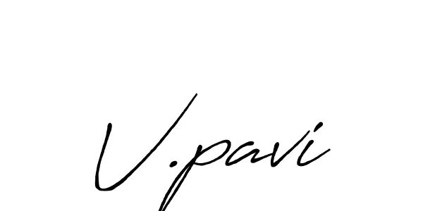 It looks lik you need a new signature style for name V.pavi. Design unique handwritten (Antro_Vectra_Bolder) signature with our free signature maker in just a few clicks. V.pavi signature style 7 images and pictures png