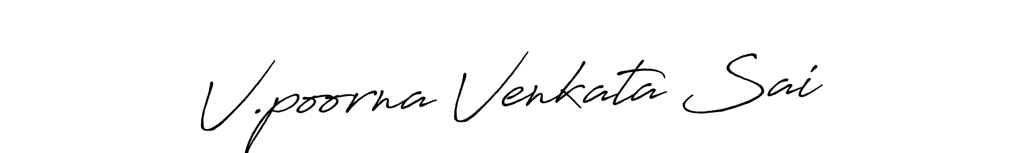 Here are the top 10 professional signature styles for the name V.poorna Venkata Sai. These are the best autograph styles you can use for your name. V.poorna Venkata Sai signature style 7 images and pictures png