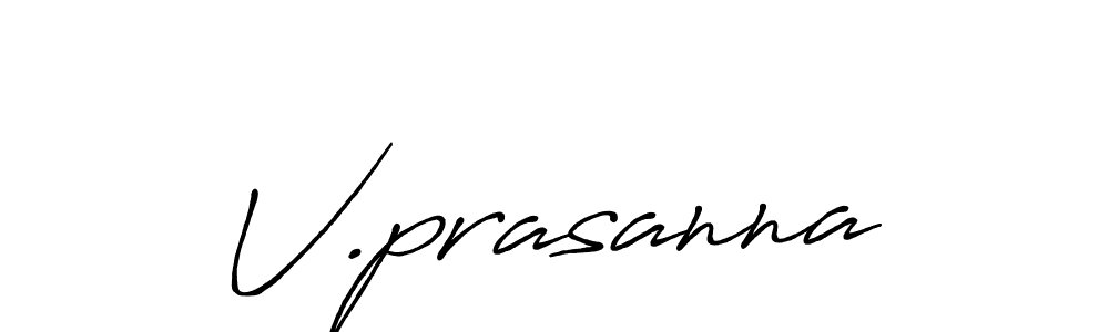 How to Draw V.prasanna signature style? Antro_Vectra_Bolder is a latest design signature styles for name V.prasanna. V.prasanna signature style 7 images and pictures png