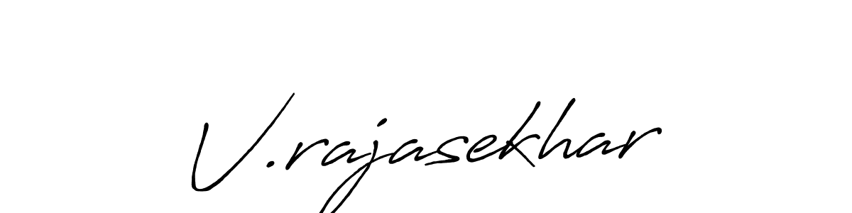 How to make V.rajasekhar signature? Antro_Vectra_Bolder is a professional autograph style. Create handwritten signature for V.rajasekhar name. V.rajasekhar signature style 7 images and pictures png