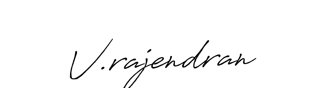 The best way (Antro_Vectra_Bolder) to make a short signature is to pick only two or three words in your name. The name V.rajendran include a total of six letters. For converting this name. V.rajendran signature style 7 images and pictures png