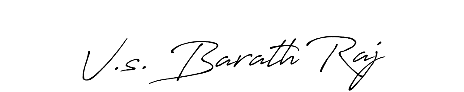 How to make V.s. Barath Raj signature? Antro_Vectra_Bolder is a professional autograph style. Create handwritten signature for V.s. Barath Raj name. V.s. Barath Raj signature style 7 images and pictures png