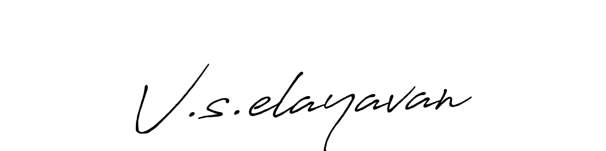 Similarly Antro_Vectra_Bolder is the best handwritten signature design. Signature creator online .You can use it as an online autograph creator for name V.s.elayavan. V.s.elayavan signature style 7 images and pictures png