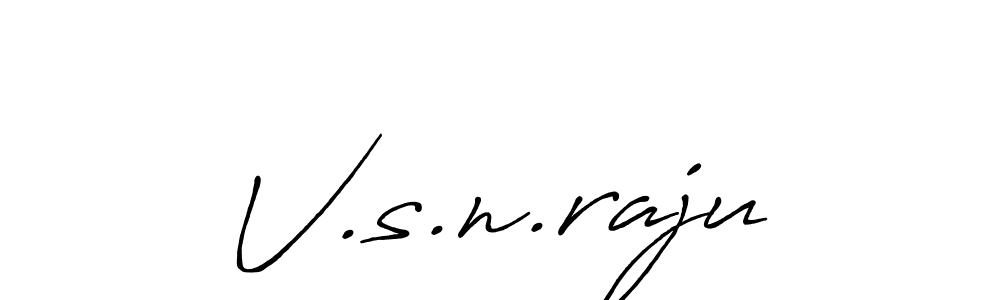 It looks lik you need a new signature style for name V.s.n.raju. Design unique handwritten (Antro_Vectra_Bolder) signature with our free signature maker in just a few clicks. V.s.n.raju signature style 7 images and pictures png