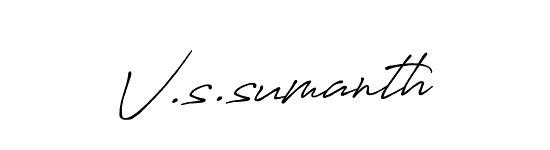 Check out images of Autograph of V.s.sumanth name. Actor V.s.sumanth Signature Style. Antro_Vectra_Bolder is a professional sign style online. V.s.sumanth signature style 7 images and pictures png
