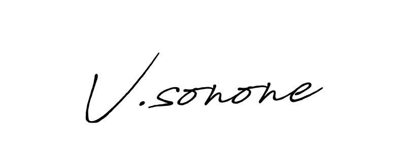 Also You can easily find your signature by using the search form. We will create V.sonone name handwritten signature images for you free of cost using Antro_Vectra_Bolder sign style. V.sonone signature style 7 images and pictures png