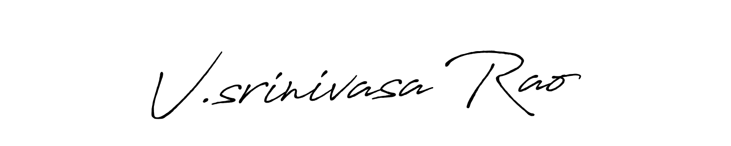 Also we have V.srinivasa Rao name is the best signature style. Create professional handwritten signature collection using Antro_Vectra_Bolder autograph style. V.srinivasa Rao signature style 7 images and pictures png