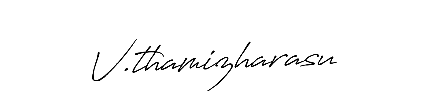 It looks lik you need a new signature style for name V.thamizharasu. Design unique handwritten (Antro_Vectra_Bolder) signature with our free signature maker in just a few clicks. V.thamizharasu signature style 7 images and pictures png