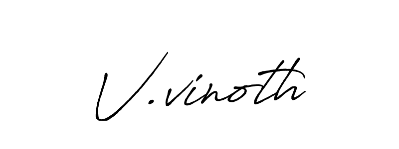 Once you've used our free online signature maker to create your best signature Antro_Vectra_Bolder style, it's time to enjoy all of the benefits that V.vinoth name signing documents. V.vinoth signature style 7 images and pictures png