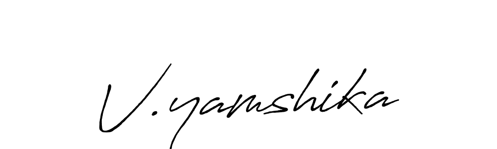 Best and Professional Signature Style for V.yamshika. Antro_Vectra_Bolder Best Signature Style Collection. V.yamshika signature style 7 images and pictures png