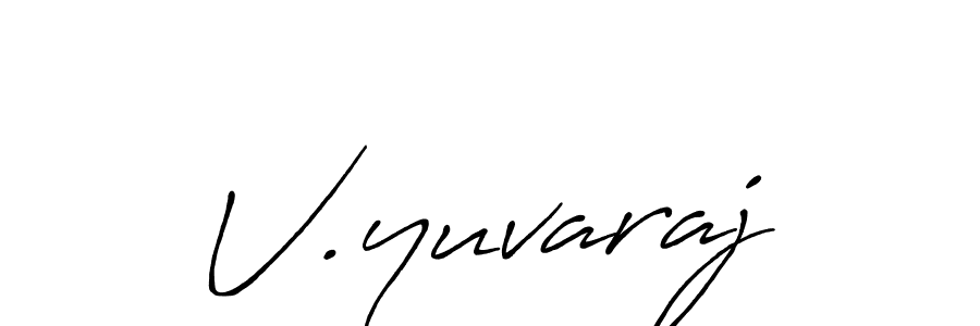 This is the best signature style for the V.yuvaraj name. Also you like these signature font (Antro_Vectra_Bolder). Mix name signature. V.yuvaraj signature style 7 images and pictures png