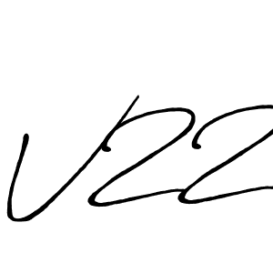 How to make V22 signature? Antro_Vectra_Bolder is a professional autograph style. Create handwritten signature for V22 name. V22 signature style 7 images and pictures png