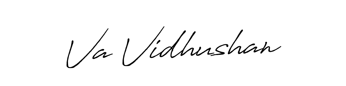 How to make Va Vidhushan signature? Antro_Vectra_Bolder is a professional autograph style. Create handwritten signature for Va Vidhushan name. Va Vidhushan signature style 7 images and pictures png