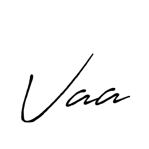 Create a beautiful signature design for name Vaa. With this signature (Antro_Vectra_Bolder) fonts, you can make a handwritten signature for free. Vaa signature style 7 images and pictures png