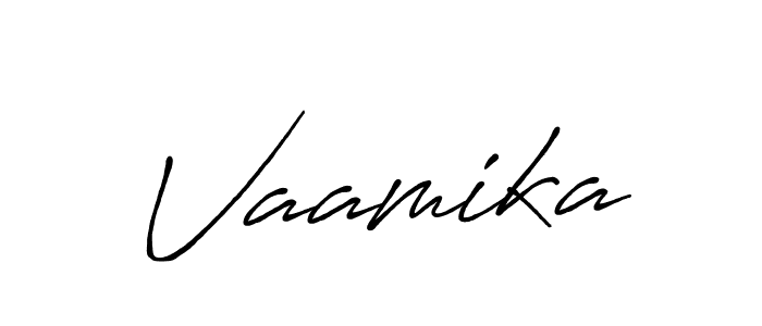 How to make Vaamika name signature. Use Antro_Vectra_Bolder style for creating short signs online. This is the latest handwritten sign. Vaamika signature style 7 images and pictures png