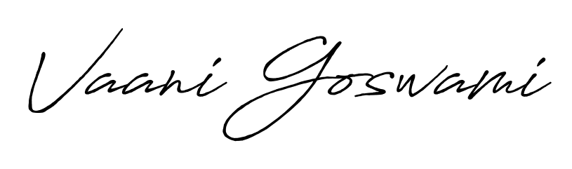 Vaani Goswami stylish signature style. Best Handwritten Sign (Antro_Vectra_Bolder) for my name. Handwritten Signature Collection Ideas for my name Vaani Goswami. Vaani Goswami signature style 7 images and pictures png