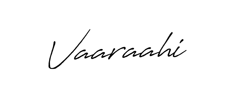 Design your own signature with our free online signature maker. With this signature software, you can create a handwritten (Antro_Vectra_Bolder) signature for name Vaaraahi. Vaaraahi signature style 7 images and pictures png