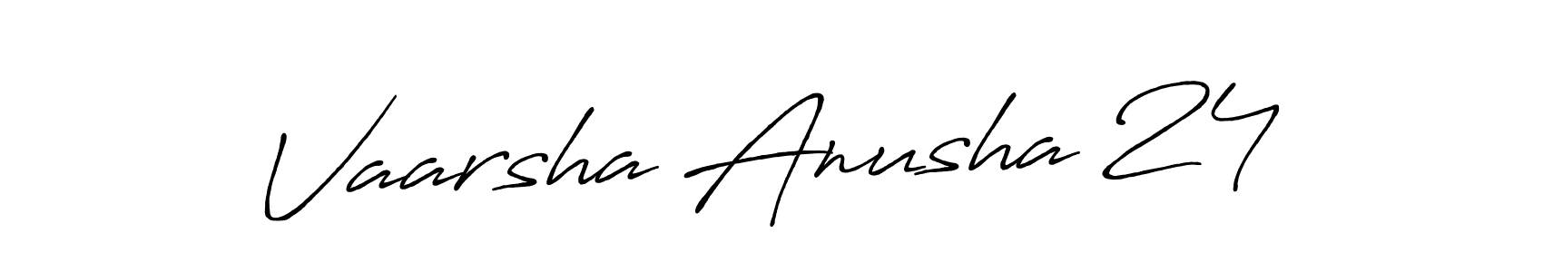 It looks lik you need a new signature style for name Vaarsha Anusha 24. Design unique handwritten (Antro_Vectra_Bolder) signature with our free signature maker in just a few clicks. Vaarsha Anusha 24 signature style 7 images and pictures png