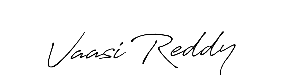 Design your own signature with our free online signature maker. With this signature software, you can create a handwritten (Antro_Vectra_Bolder) signature for name Vaasi Reddy. Vaasi Reddy signature style 7 images and pictures png