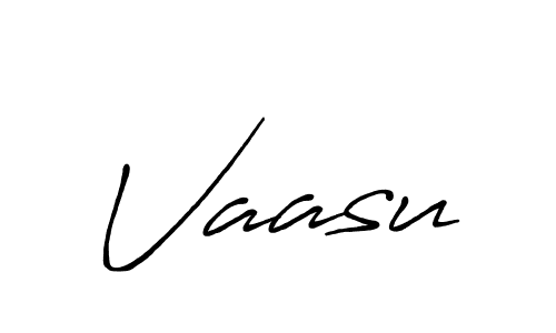 Make a beautiful signature design for name Vaasu. With this signature (Antro_Vectra_Bolder) style, you can create a handwritten signature for free. Vaasu signature style 7 images and pictures png