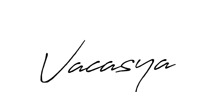 Also we have Vacasya name is the best signature style. Create professional handwritten signature collection using Antro_Vectra_Bolder autograph style. Vacasya signature style 7 images and pictures png