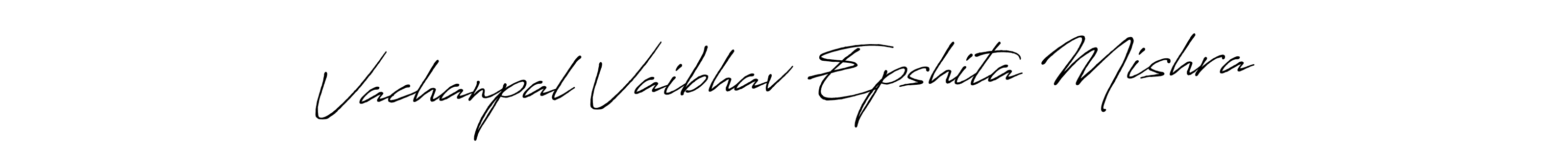 Here are the top 10 professional signature styles for the name Vachanpal Vaibhav Epshita Mishra. These are the best autograph styles you can use for your name. Vachanpal Vaibhav Epshita Mishra signature style 7 images and pictures png