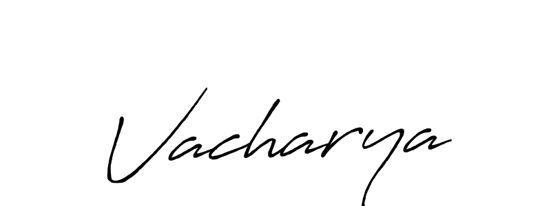 The best way (Antro_Vectra_Bolder) to make a short signature is to pick only two or three words in your name. The name Vacharya include a total of six letters. For converting this name. Vacharya signature style 7 images and pictures png
