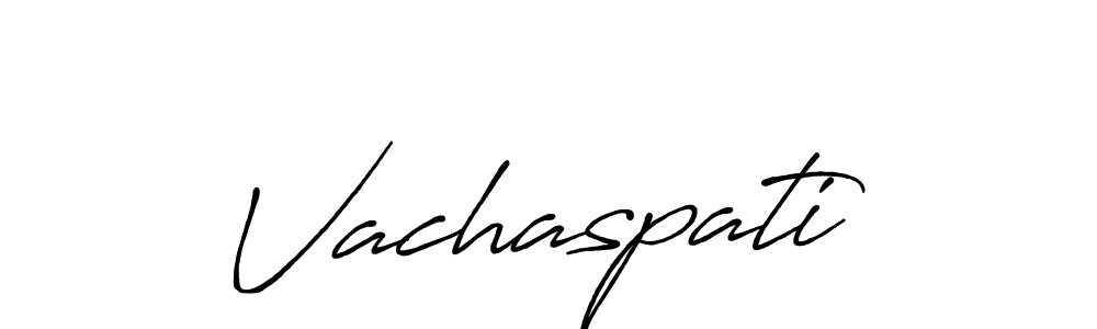 Create a beautiful signature design for name Vachaspati. With this signature (Antro_Vectra_Bolder) fonts, you can make a handwritten signature for free. Vachaspati signature style 7 images and pictures png