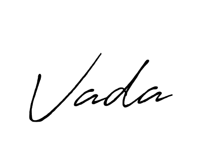 How to Draw Vada signature style? Antro_Vectra_Bolder is a latest design signature styles for name Vada. Vada signature style 7 images and pictures png