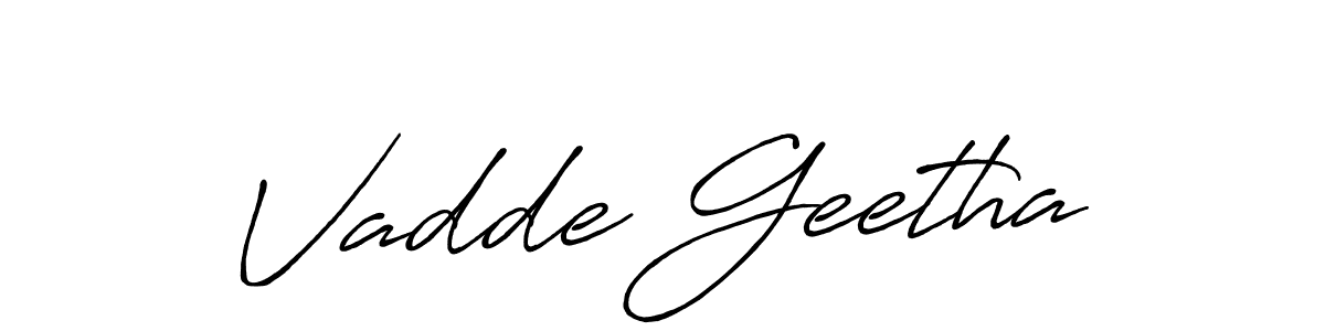 You should practise on your own different ways (Antro_Vectra_Bolder) to write your name (Vadde Geetha) in signature. don't let someone else do it for you. Vadde Geetha signature style 7 images and pictures png
