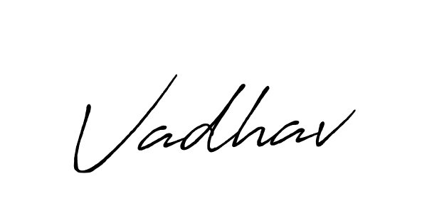 Once you've used our free online signature maker to create your best signature Antro_Vectra_Bolder style, it's time to enjoy all of the benefits that Vadhav name signing documents. Vadhav signature style 7 images and pictures png