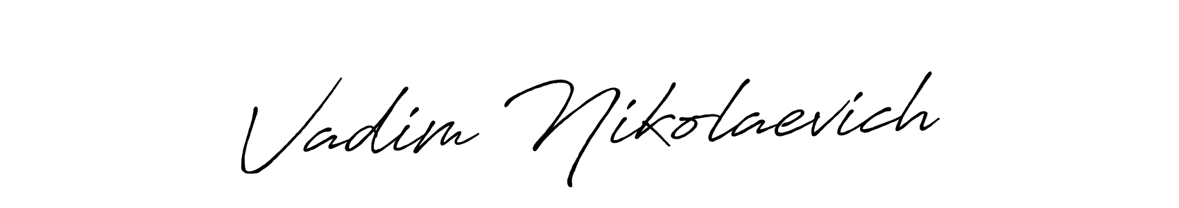 Vadim Nikolaevich stylish signature style. Best Handwritten Sign (Antro_Vectra_Bolder) for my name. Handwritten Signature Collection Ideas for my name Vadim Nikolaevich. Vadim Nikolaevich signature style 7 images and pictures png