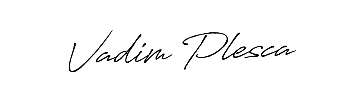 Create a beautiful signature design for name Vadim Plesca. With this signature (Antro_Vectra_Bolder) fonts, you can make a handwritten signature for free. Vadim Plesca signature style 7 images and pictures png