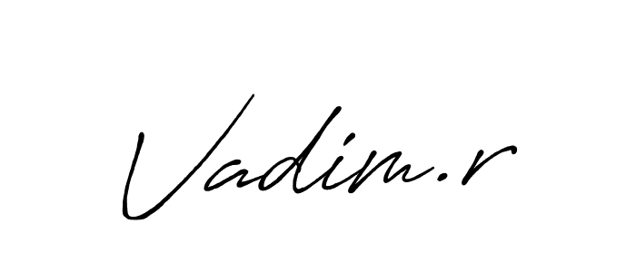 Once you've used our free online signature maker to create your best signature Antro_Vectra_Bolder style, it's time to enjoy all of the benefits that Vadim.r name signing documents. Vadim.r signature style 7 images and pictures png