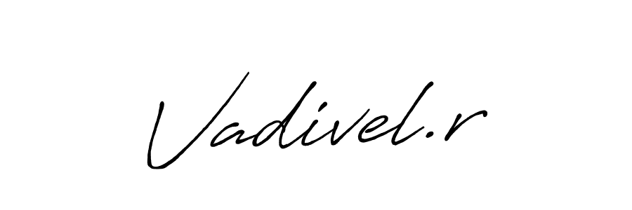 Here are the top 10 professional signature styles for the name Vadivel.r. These are the best autograph styles you can use for your name. Vadivel.r signature style 7 images and pictures png