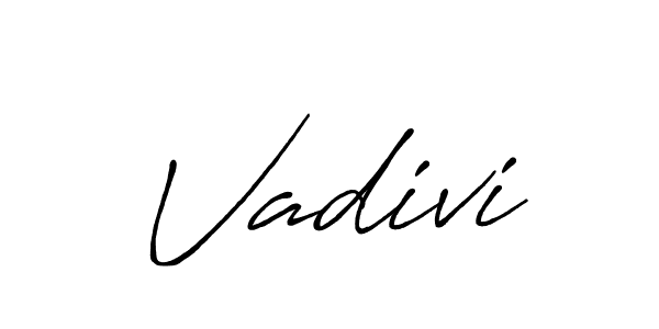 It looks lik you need a new signature style for name Vadivi. Design unique handwritten (Antro_Vectra_Bolder) signature with our free signature maker in just a few clicks. Vadivi signature style 7 images and pictures png