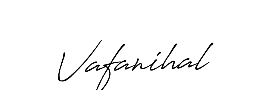 You should practise on your own different ways (Antro_Vectra_Bolder) to write your name (Vafanihal) in signature. don't let someone else do it for you. Vafanihal signature style 7 images and pictures png