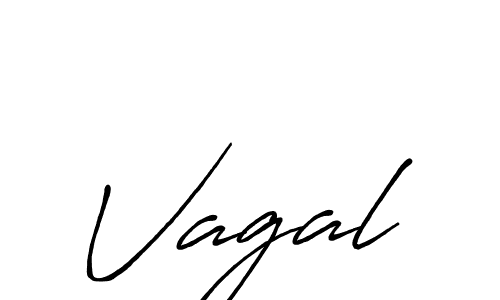Make a beautiful signature design for name Vagal. With this signature (Antro_Vectra_Bolder) style, you can create a handwritten signature for free. Vagal signature style 7 images and pictures png