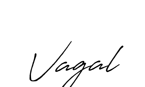 Make a beautiful signature design for name Vagal. With this signature (Antro_Vectra_Bolder) style, you can create a handwritten signature for free. Vagal signature style 7 images and pictures png