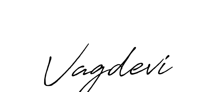 How to make Vagdevi name signature. Use Antro_Vectra_Bolder style for creating short signs online. This is the latest handwritten sign. Vagdevi signature style 7 images and pictures png