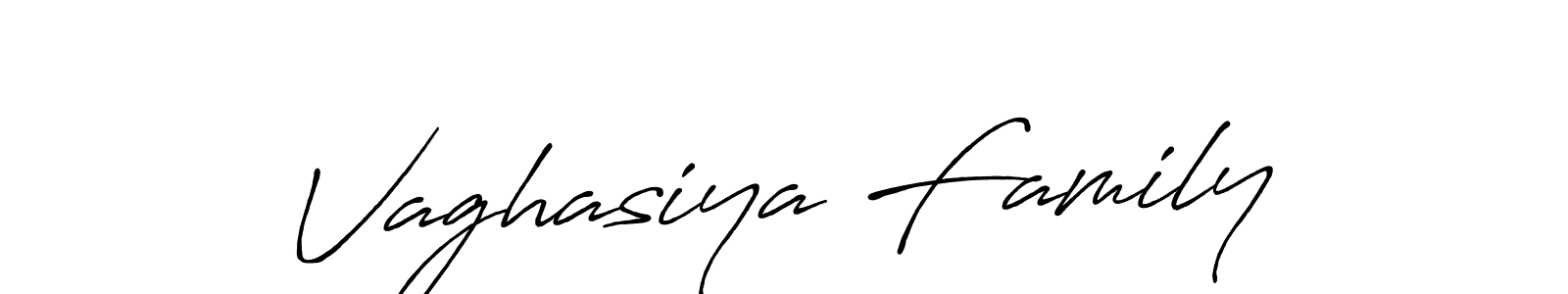 You should practise on your own different ways (Antro_Vectra_Bolder) to write your name (Vaghasiya Family) in signature. don't let someone else do it for you. Vaghasiya Family signature style 7 images and pictures png