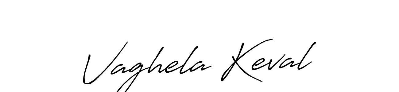 Also we have Vaghela Keval name is the best signature style. Create professional handwritten signature collection using Antro_Vectra_Bolder autograph style. Vaghela Keval signature style 7 images and pictures png