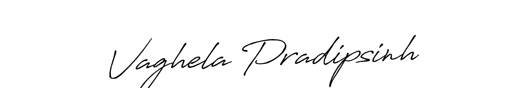 Vaghela Pradipsinh stylish signature style. Best Handwritten Sign (Antro_Vectra_Bolder) for my name. Handwritten Signature Collection Ideas for my name Vaghela Pradipsinh. Vaghela Pradipsinh signature style 7 images and pictures png