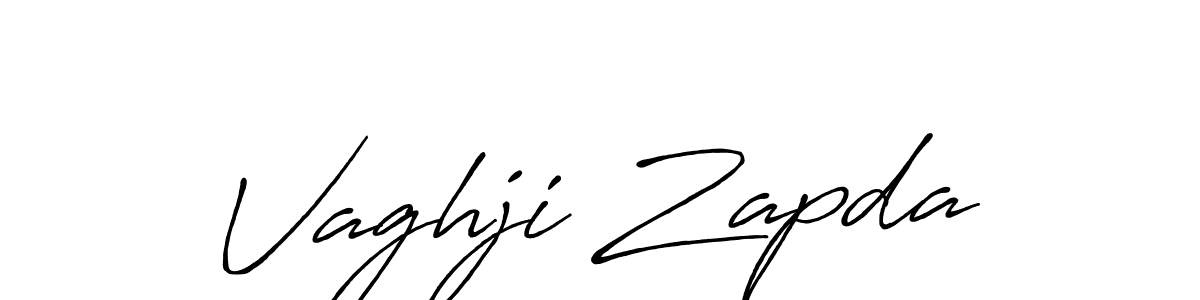 The best way (Antro_Vectra_Bolder) to make a short signature is to pick only two or three words in your name. The name Vaghji Zapda include a total of six letters. For converting this name. Vaghji Zapda signature style 7 images and pictures png