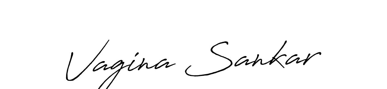 How to make Vagina Sankar name signature. Use Antro_Vectra_Bolder style for creating short signs online. This is the latest handwritten sign. Vagina Sankar signature style 7 images and pictures png