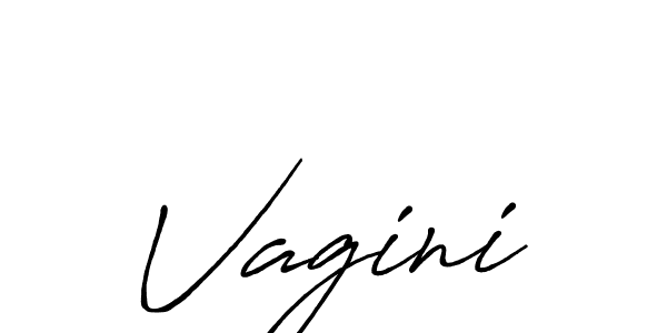 How to make Vagini signature? Antro_Vectra_Bolder is a professional autograph style. Create handwritten signature for Vagini name. Vagini signature style 7 images and pictures png