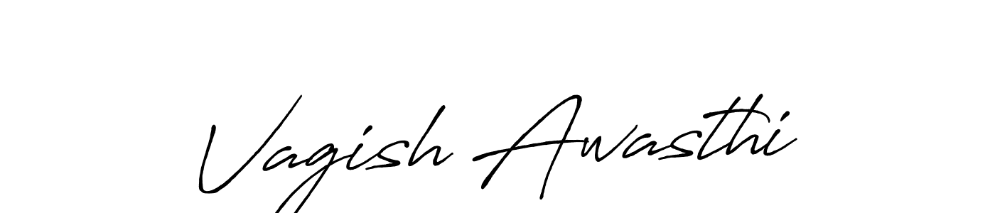 Antro_Vectra_Bolder is a professional signature style that is perfect for those who want to add a touch of class to their signature. It is also a great choice for those who want to make their signature more unique. Get Vagish Awasthi name to fancy signature for free. Vagish Awasthi signature style 7 images and pictures png