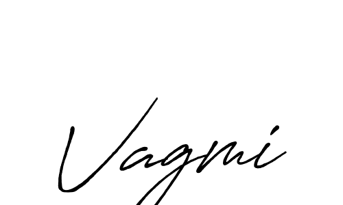 How to make Vagmi name signature. Use Antro_Vectra_Bolder style for creating short signs online. This is the latest handwritten sign. Vagmi signature style 7 images and pictures png