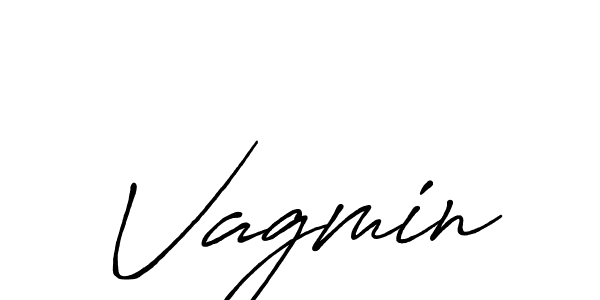 Make a beautiful signature design for name Vagmin. Use this online signature maker to create a handwritten signature for free. Vagmin signature style 7 images and pictures png